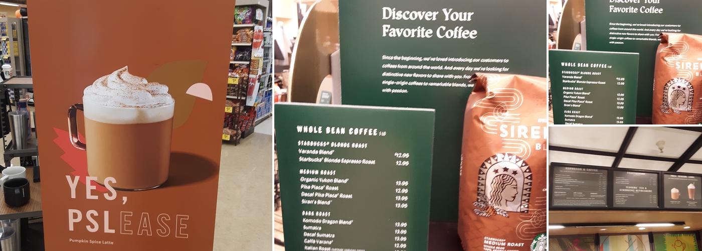 Starbucks Menu
