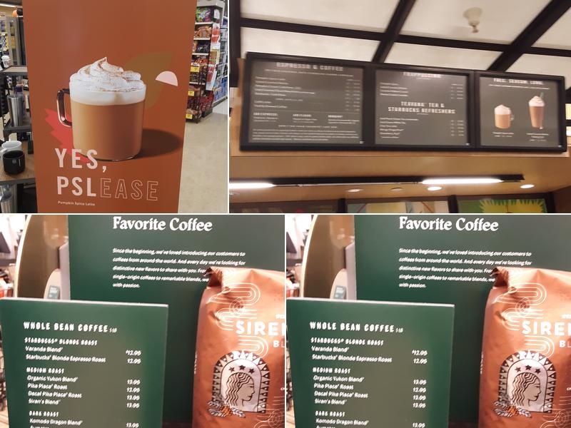 Starbucks Menu
