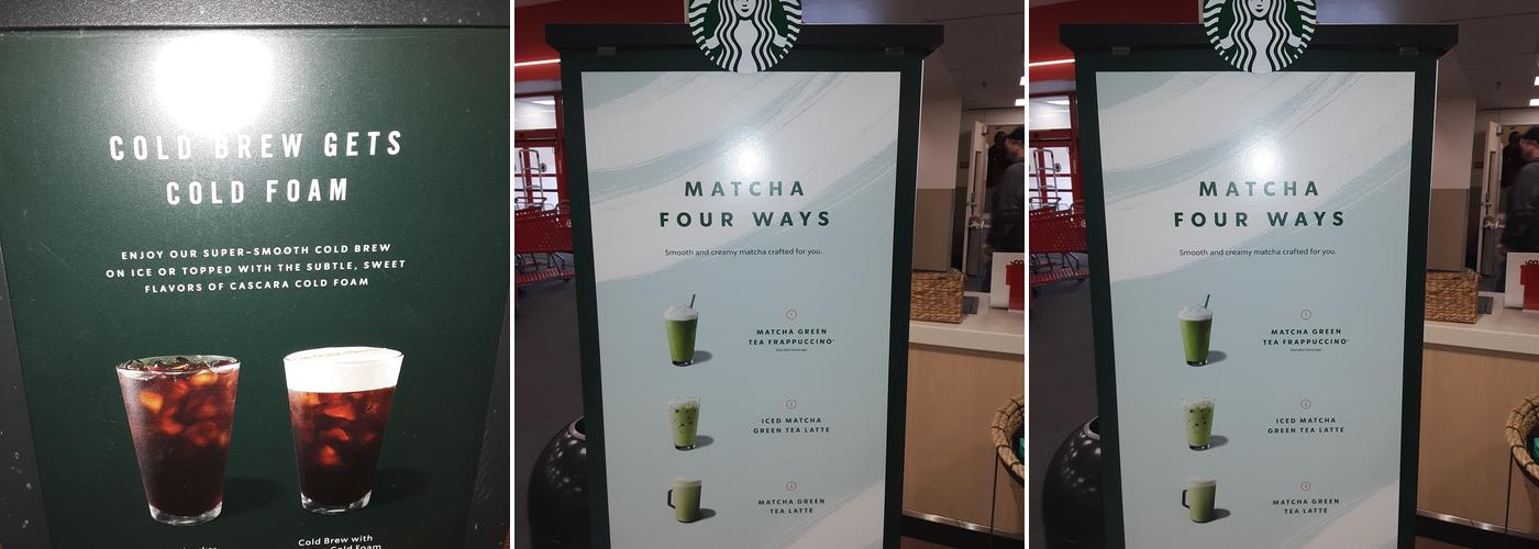 Starbucks Menu