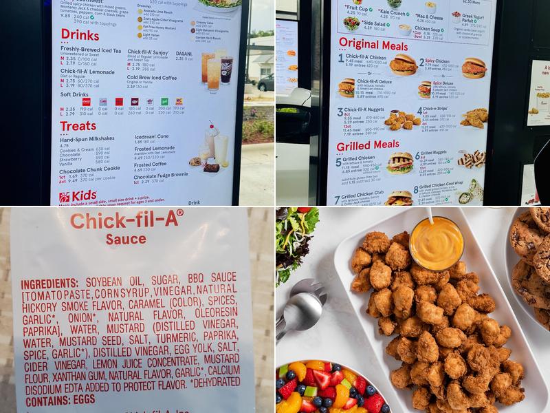 Chick-fil-A Menu