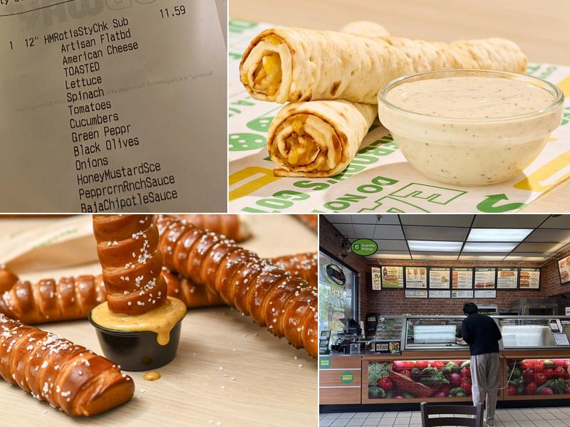 Subway Menu
