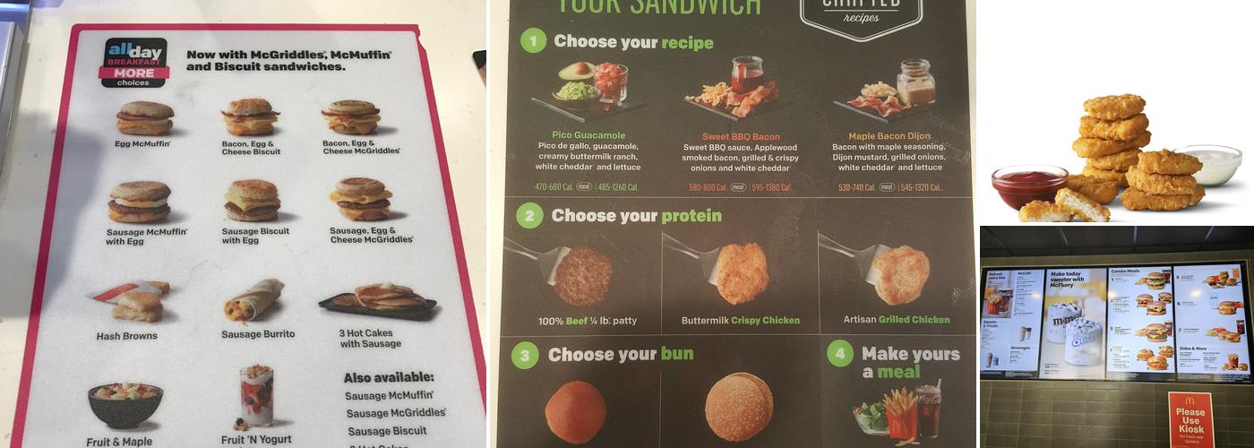 McDonald's Menu