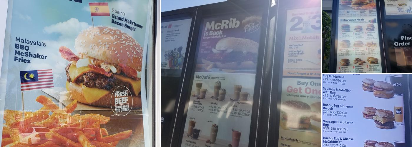McDonald's Menu