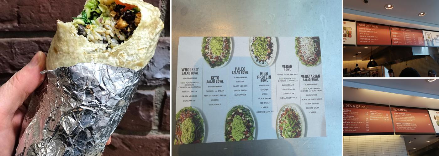 Chipotle Mexican Grill Menu