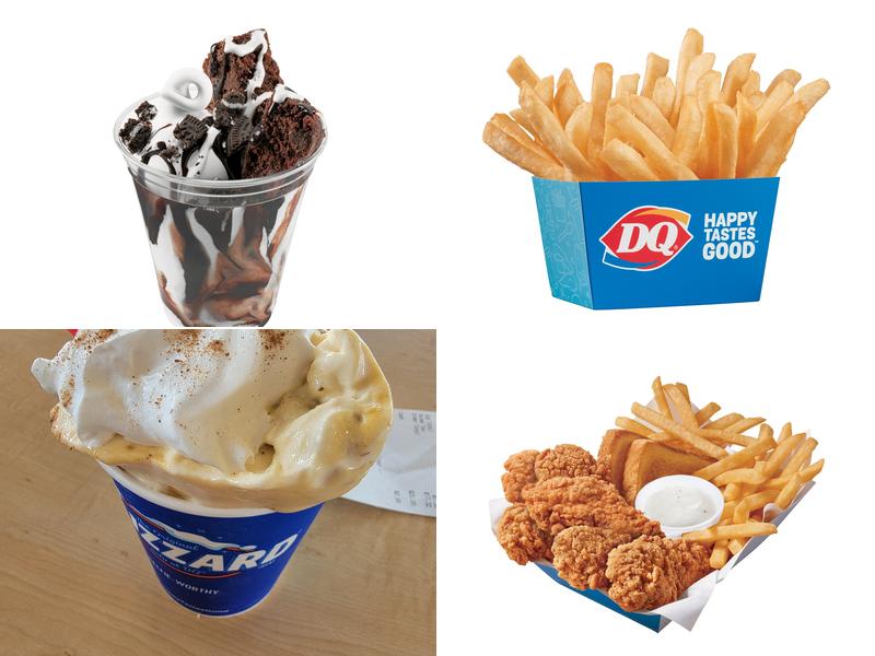 Dairy Queen Menu