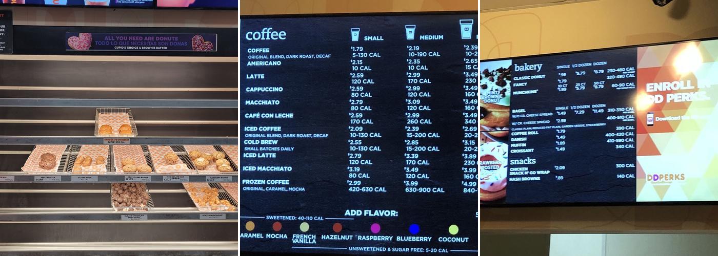 Dunkin' Menu