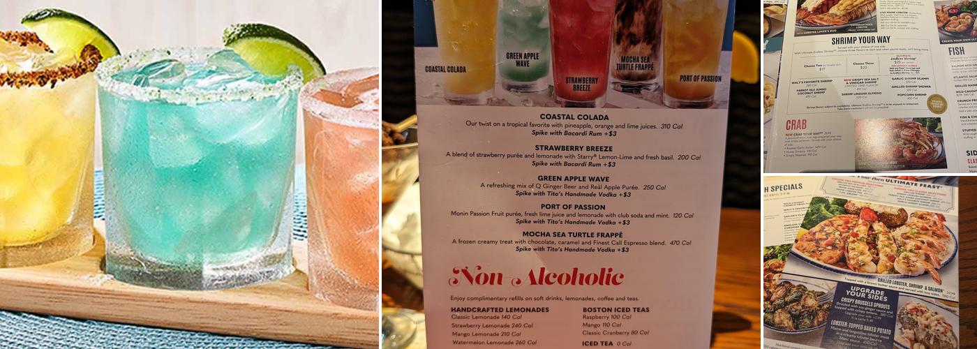 Red Lobster Menu