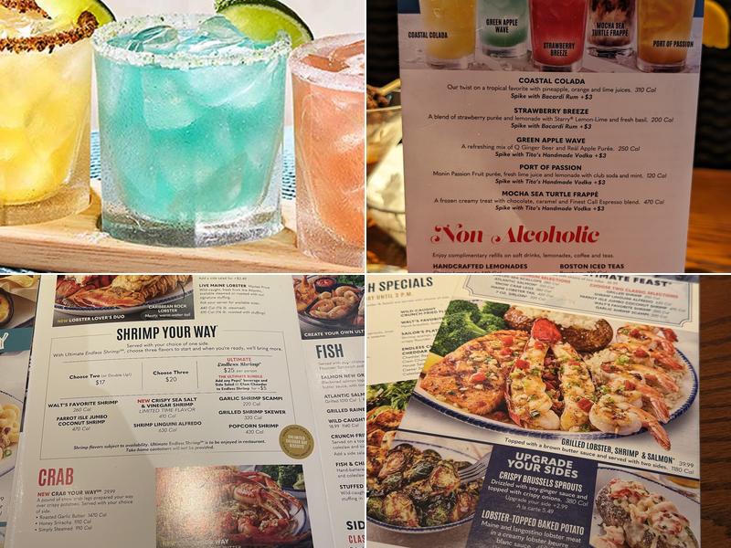 Red Lobster Menu