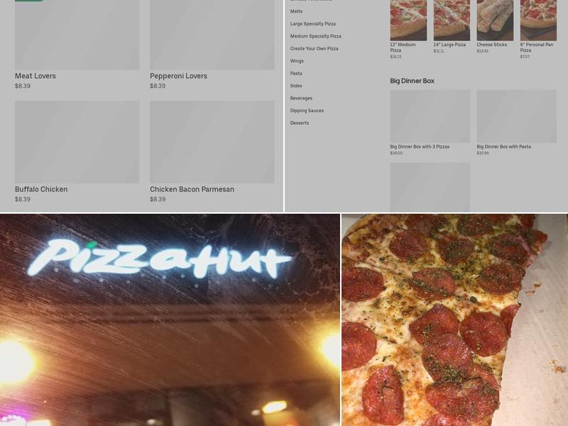 Pizza Hut Menu
