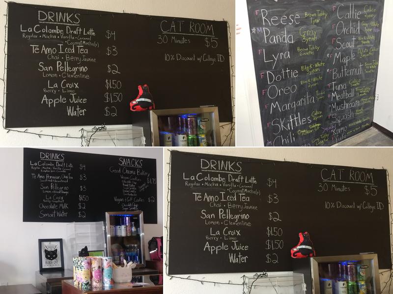 The Black Cat Market Menu