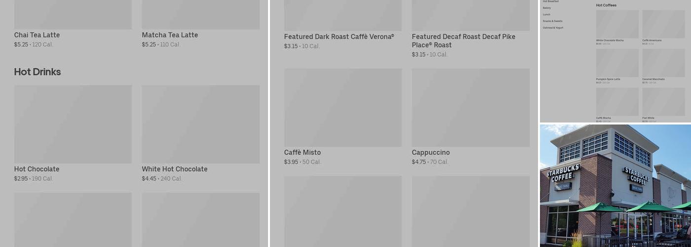 Starbucks Menu