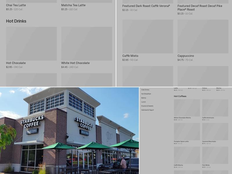 Starbucks Menu