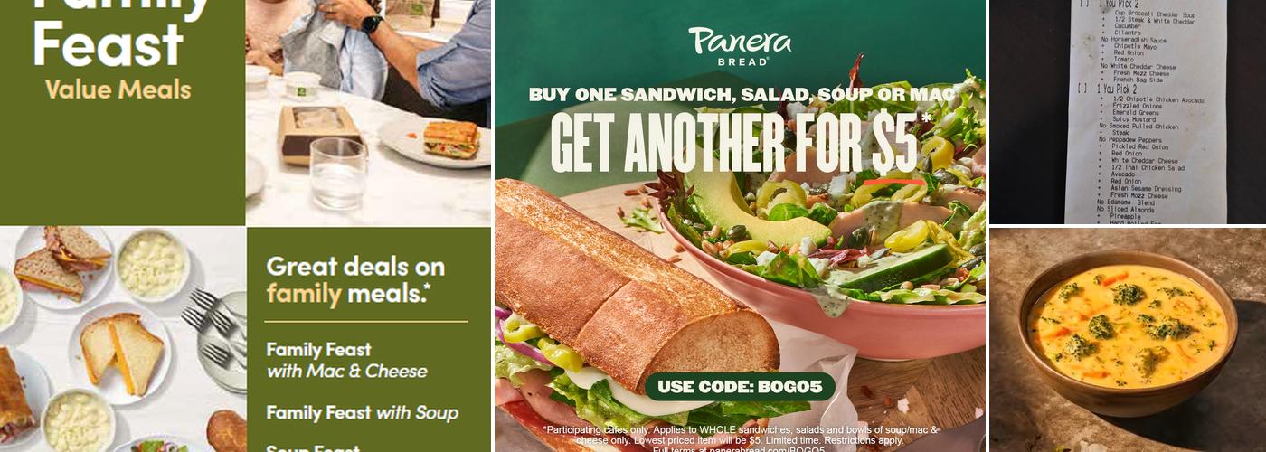 Panera Bread Menu