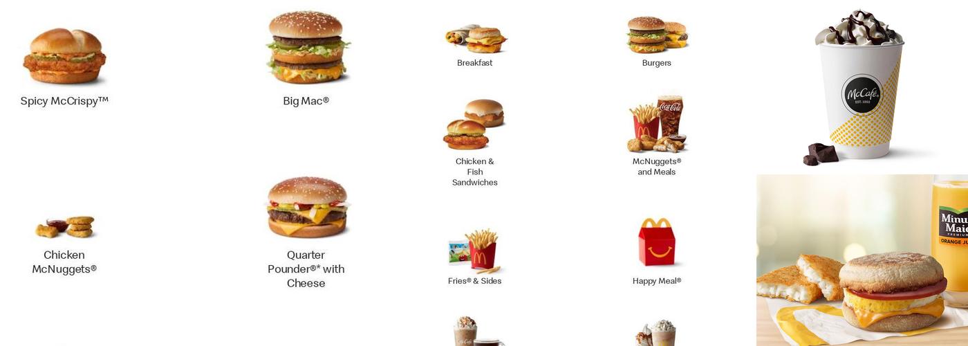 McDonald's Menu
