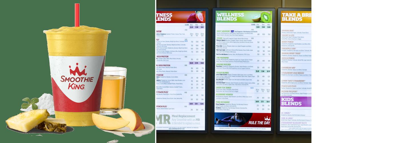 Smoothie King Menu
