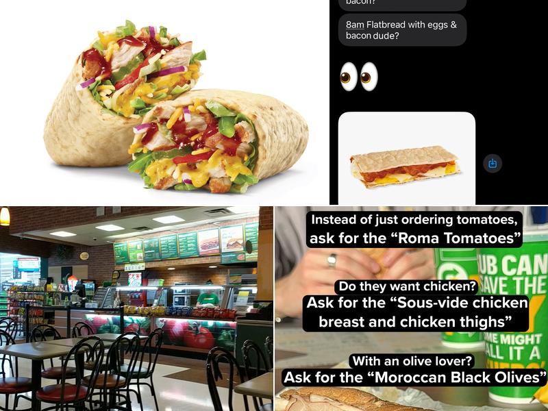 Subway Menu