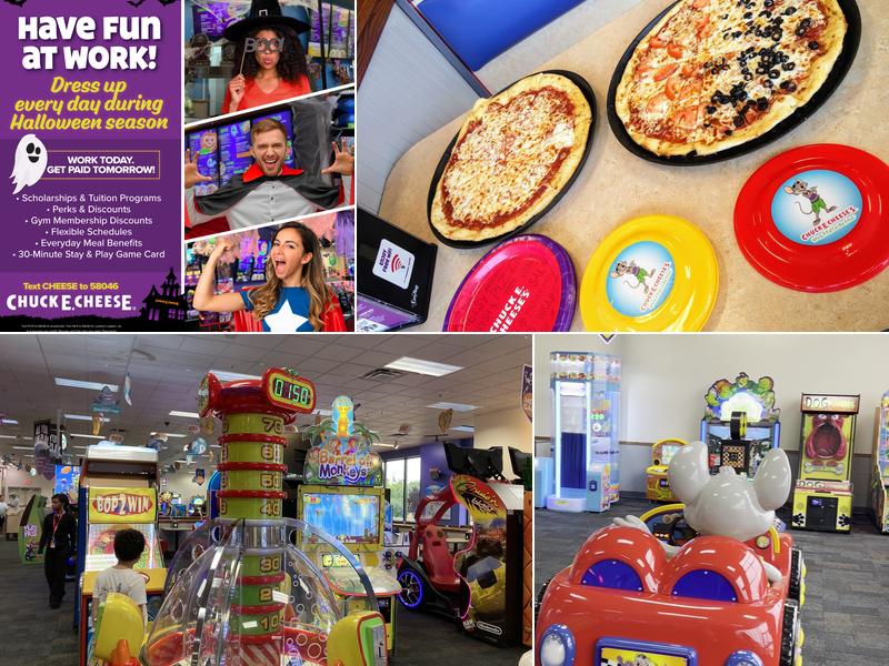 Chuck E. Cheese Menu