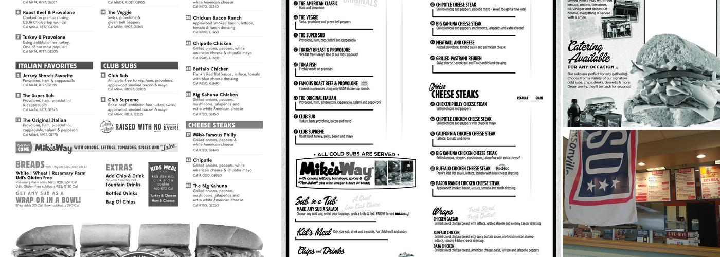 Jersey Mike's Subs Menu