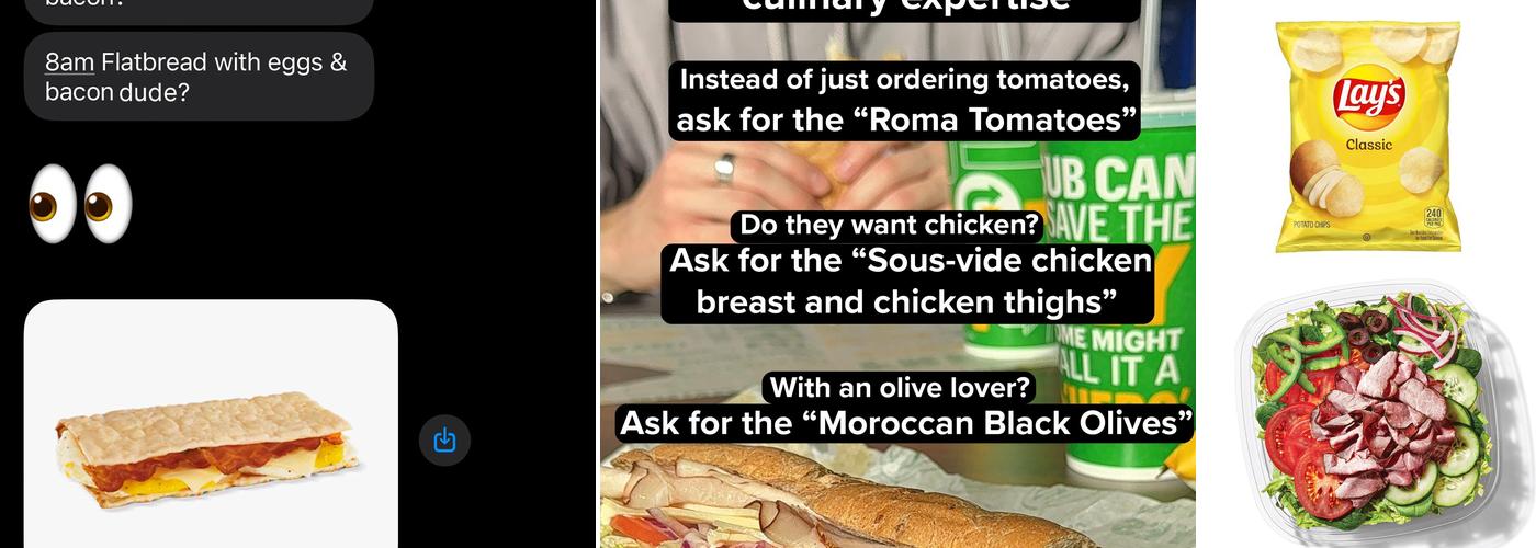 Subway Menu