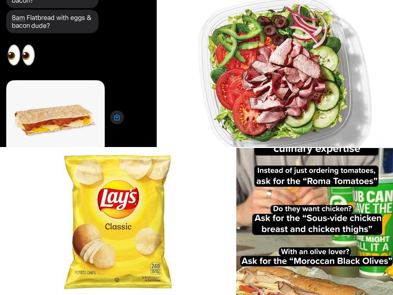 Subway Menu