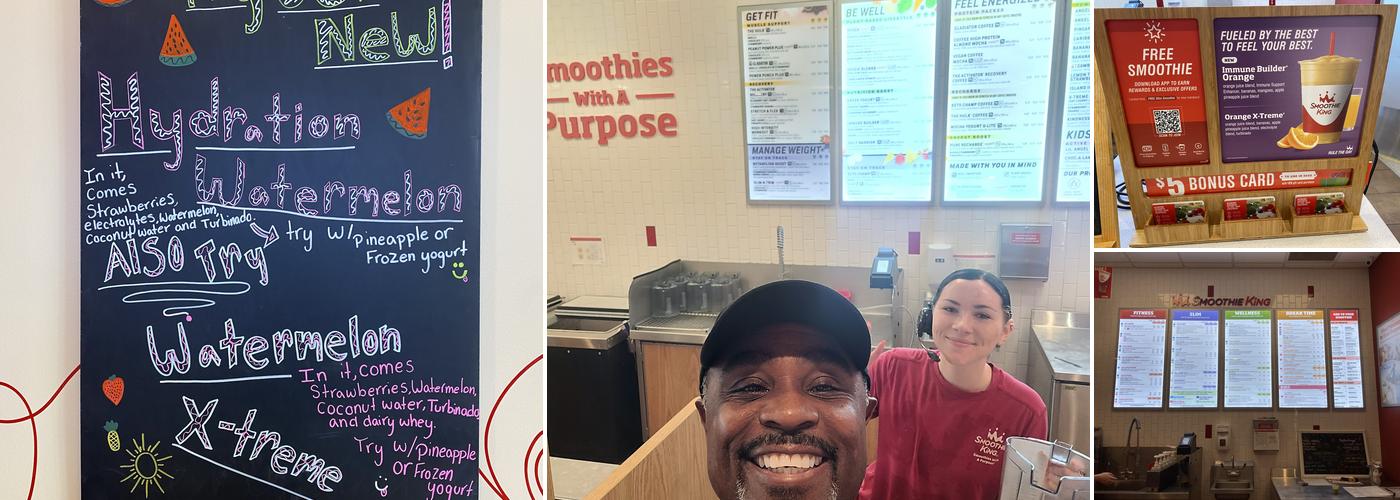 Smoothie King Menu