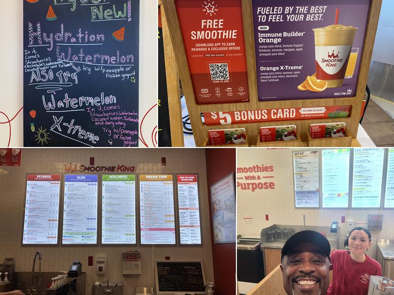Smoothie King Menu