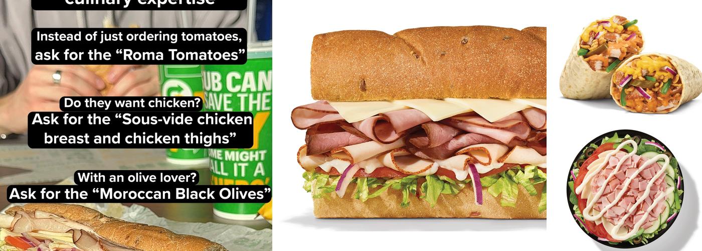 Subway Menu