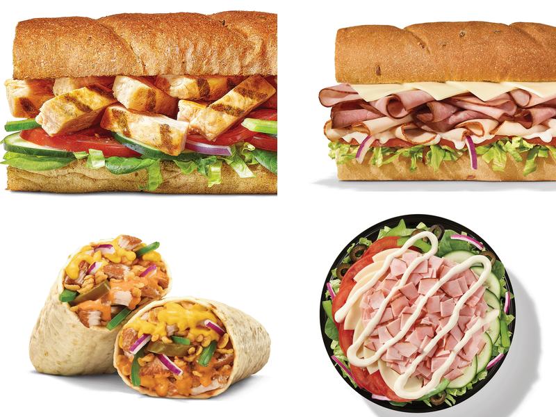 Subway Menu