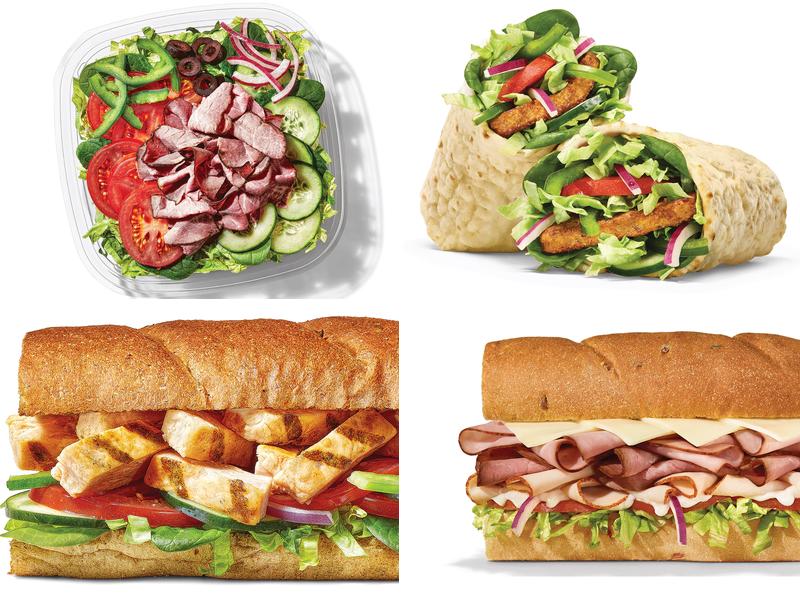 Subway Menu