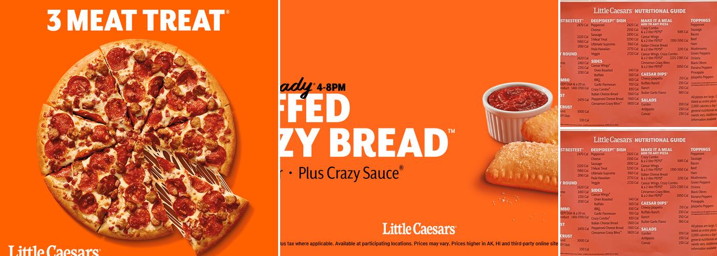 Little Caesars Pizza Menu