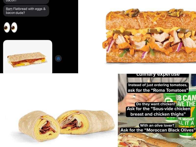 Subway Menu