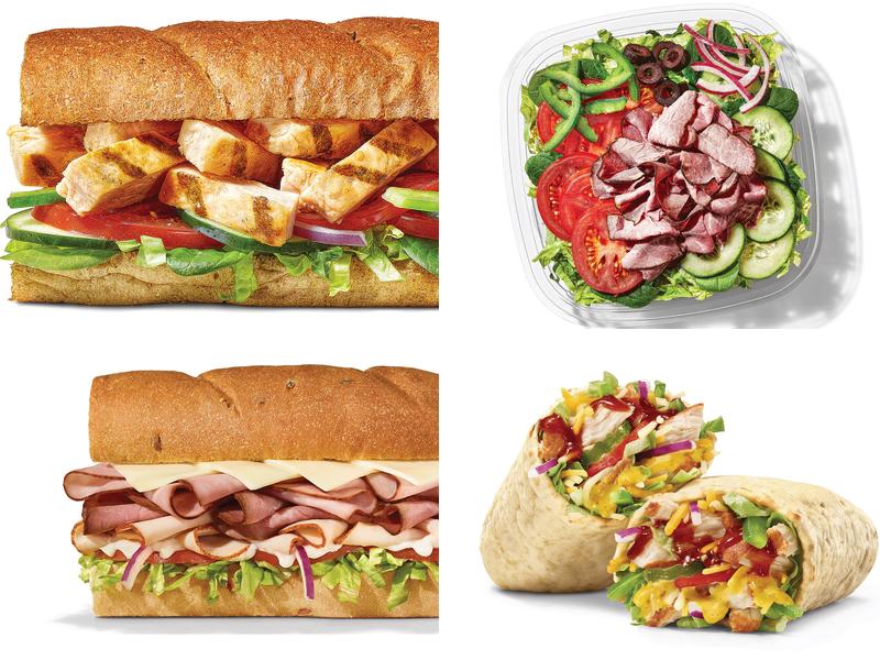 Subway Menu