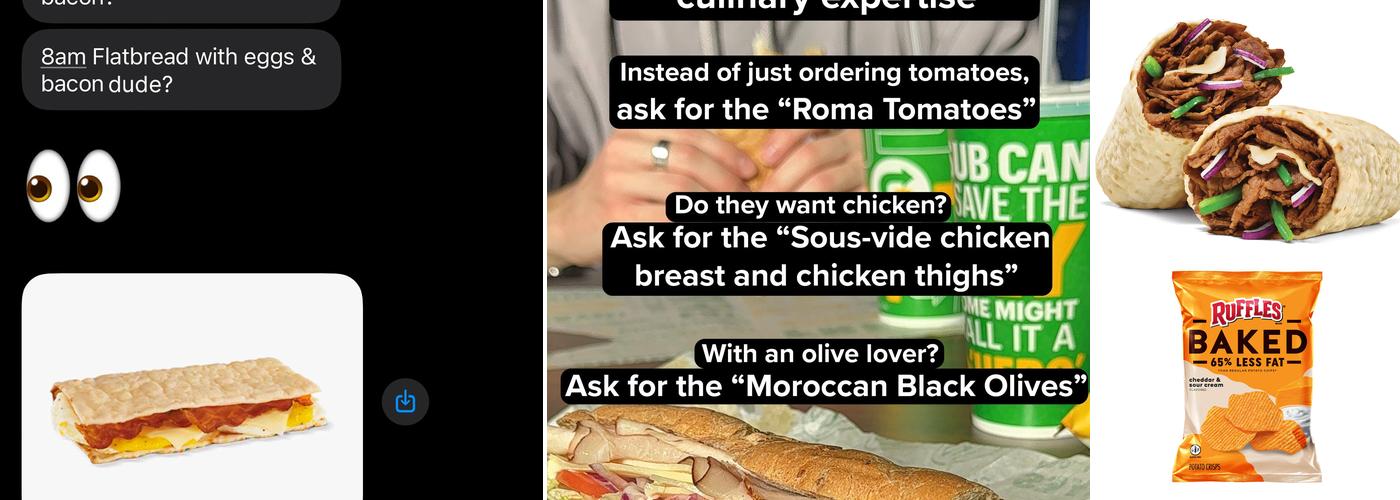 Subway Menu