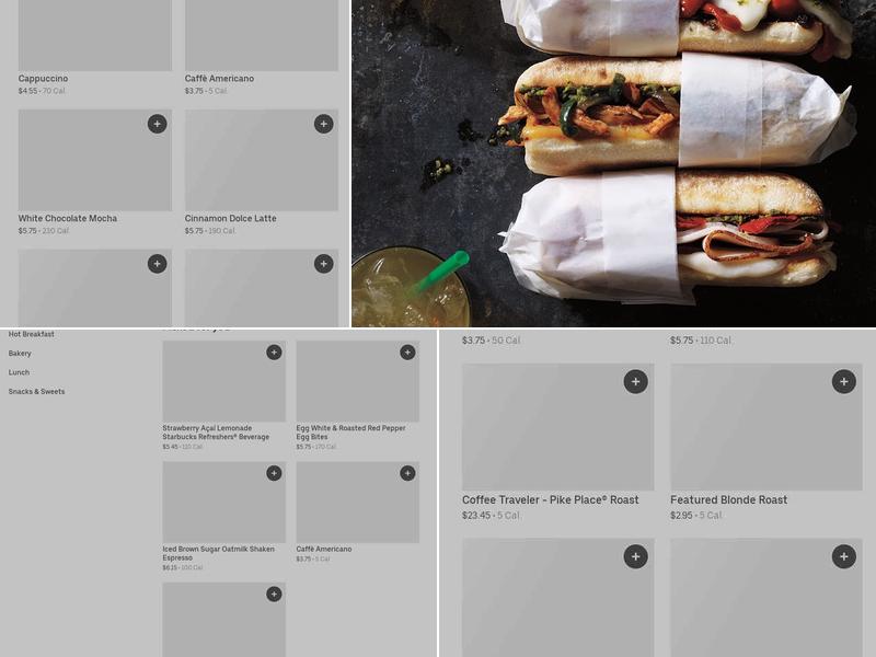 Starbucks Menu