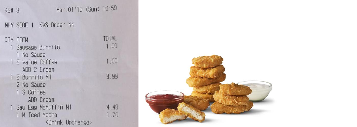 McDonald's Menu
