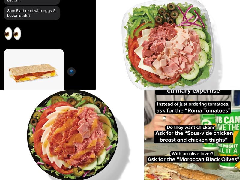 Subway Menu