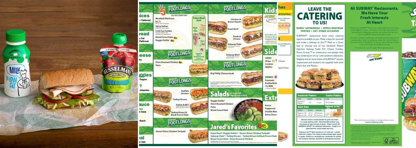 Subway Menu