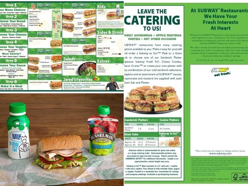 Subway Menu