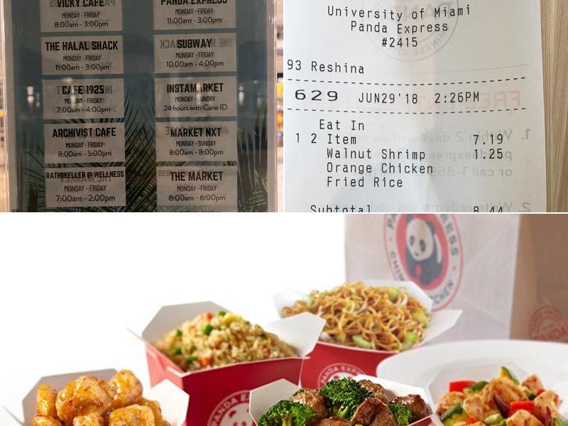 Panda Express Menu