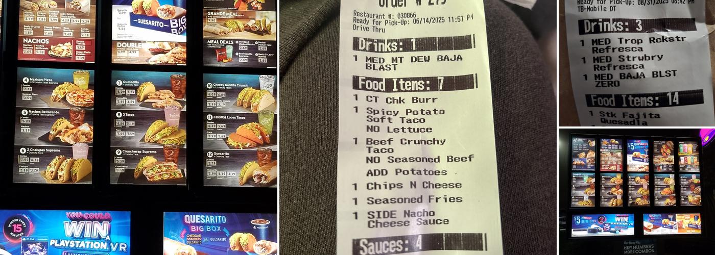 Taco Bell Menu
