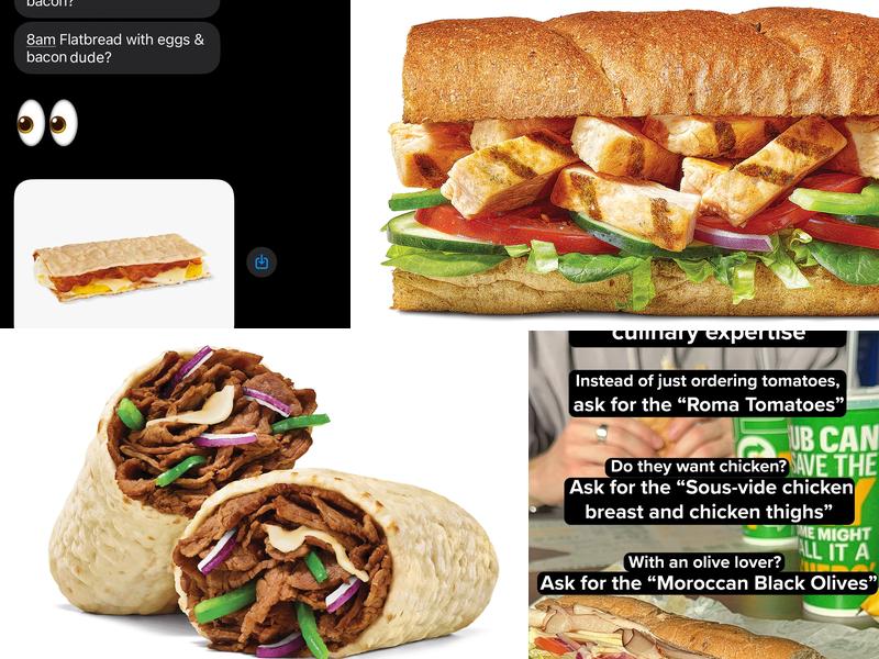 Subway Menu