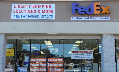 Liberty Shipping Solutions, Package Hub Business Center, Fedex Authorized Shipcenter
