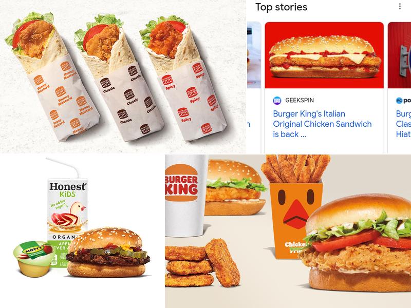 Burger King Menu