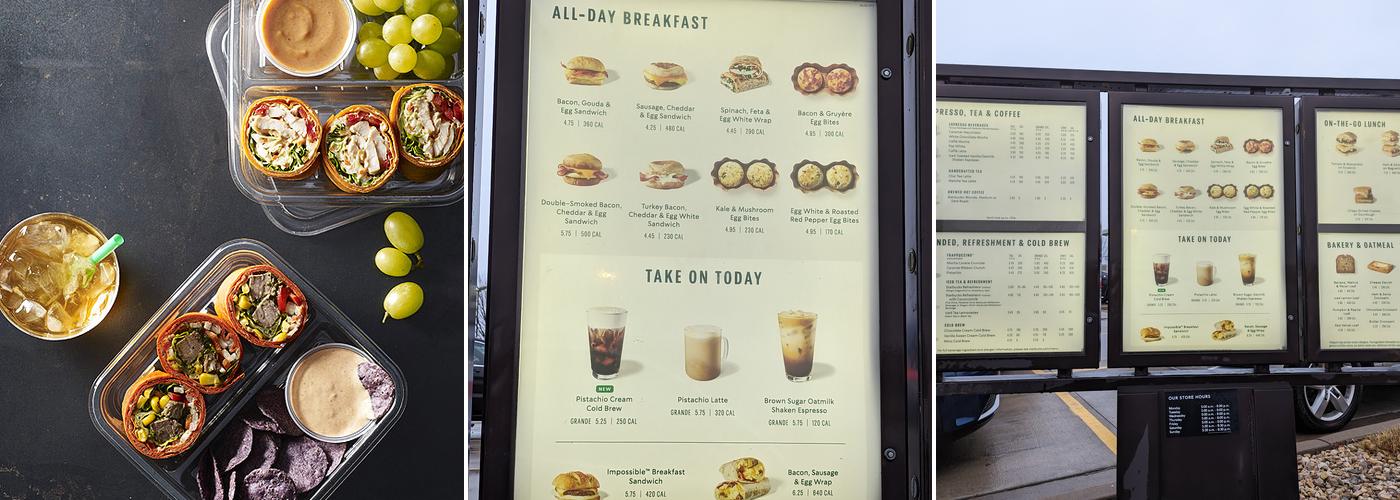 Starbucks Menu