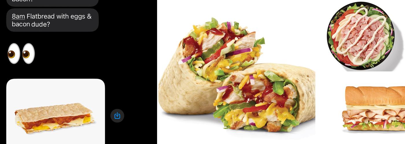 Subway Menu