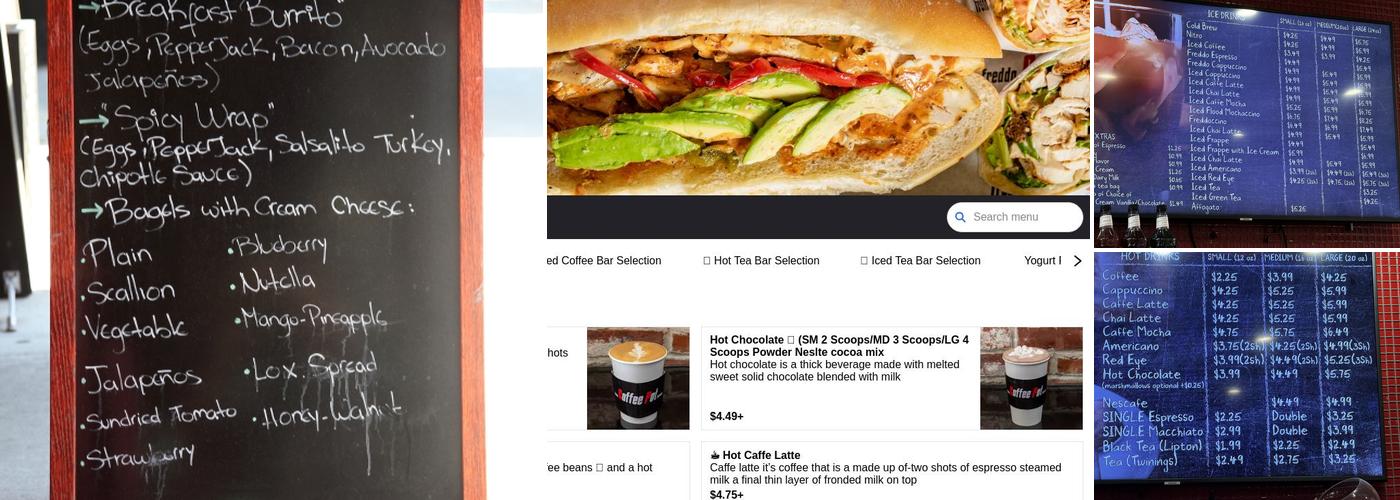 The Coffee Pot Menu