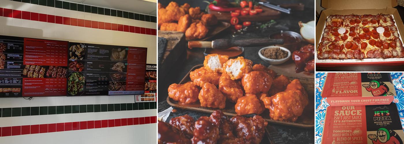 Jet's Pizza Menu