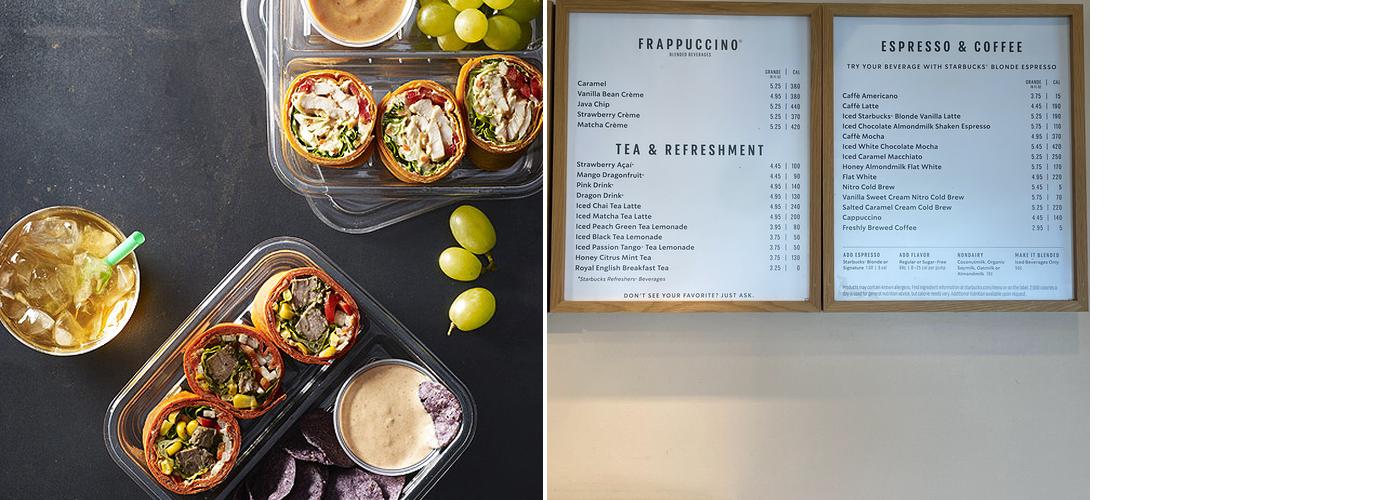 Starbucks Menu