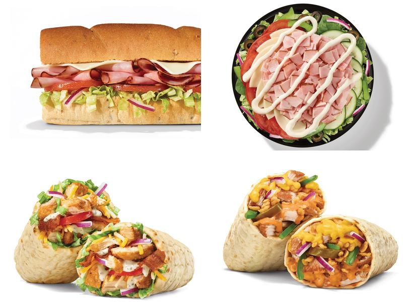 Subway Menu