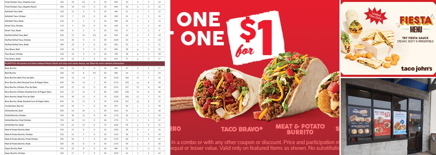 Taco John's Menu